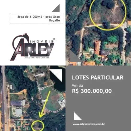 área de 1.000m2 - prox Gran Royalle