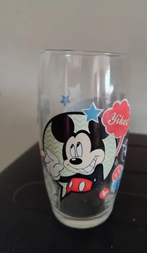 Copo de vidro Mickey 
