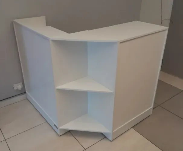 Balcão Caixa em L - Parcelamos em ate 12x sem juros no cartão