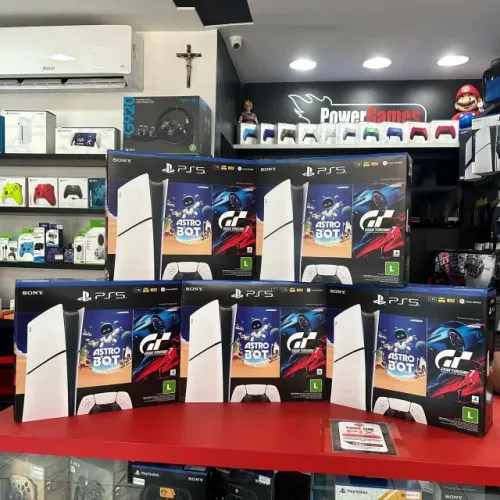 PS5 SLIM DIGITAL + 02 JOGOS - LACRADO