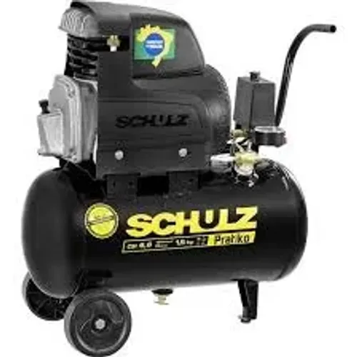 Motocompressor de Ar Portátil 1,5HP 20 Litros Monofásico com Rodas Schulz