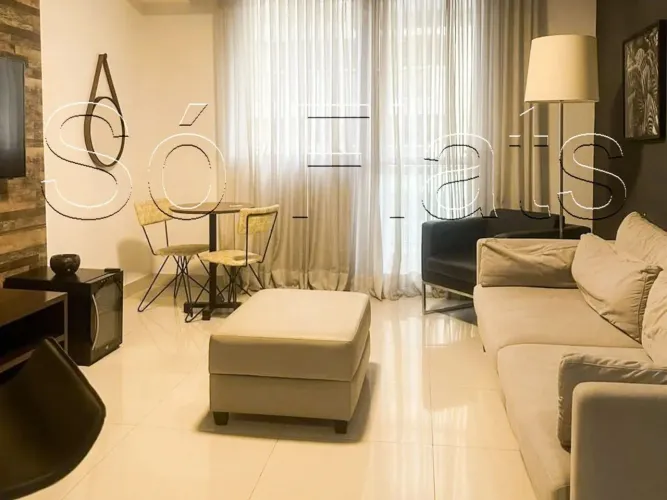 Flat Sequoia disponível para venda com 57m², 1dormitório e 1 vaga de garagem