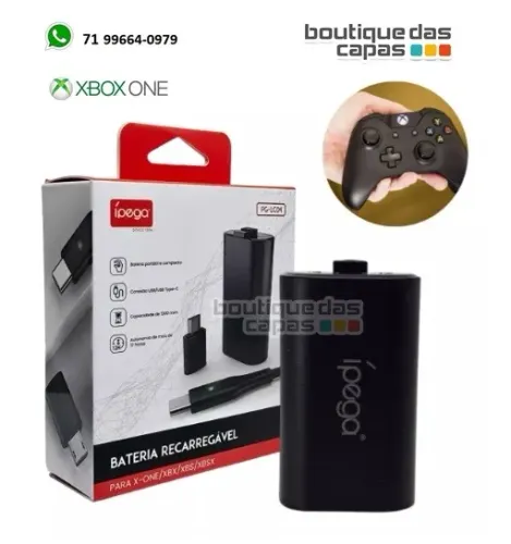 BATERIA RECARREGÁVEL PARA CONTROLE XBOX ONE, XBOX ONE SERIES S E XBOX ONE SERIES X PG-LC04