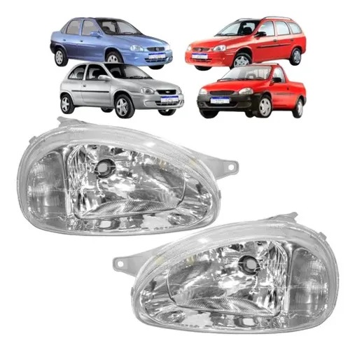 Farol Gm Corsa Classic Wind Wagon Pickup 1994 1995 A 2010