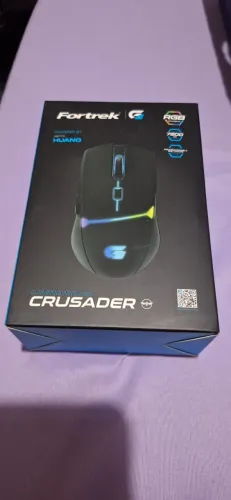 Mouse Gamer Fortrek G Crusader, RGB, 6 Botões, 7200DPI - 70526