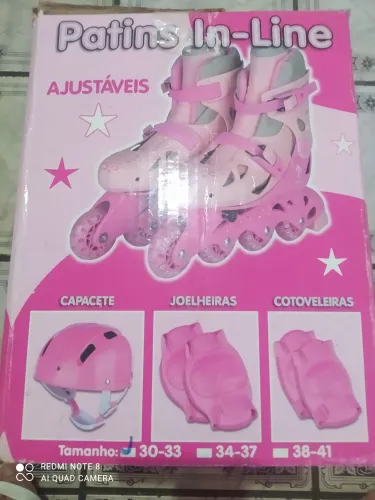 Patins infantil in line marca fenix