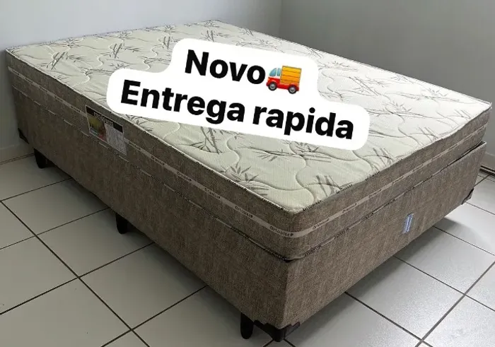 Cama box colchão d33 hoje