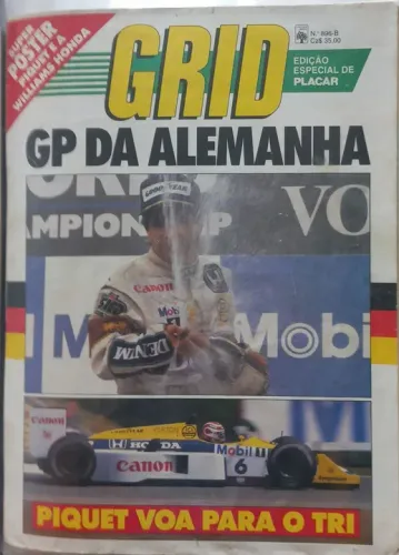 Revista GRID - GP da Alemanha - Piquet voa para o tri
