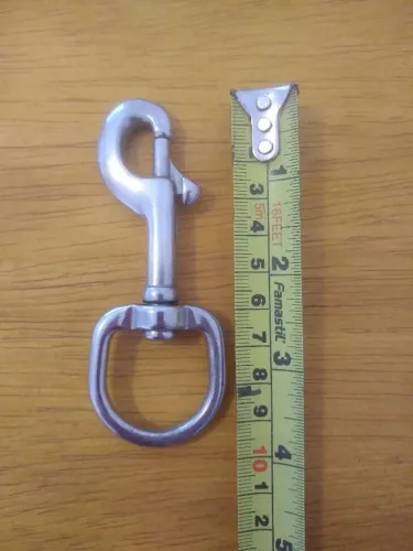 Mosquetão em Aço Médio - 10 cm