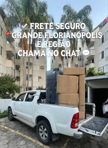 Frete e mudança rápida - Florianopolis e região 