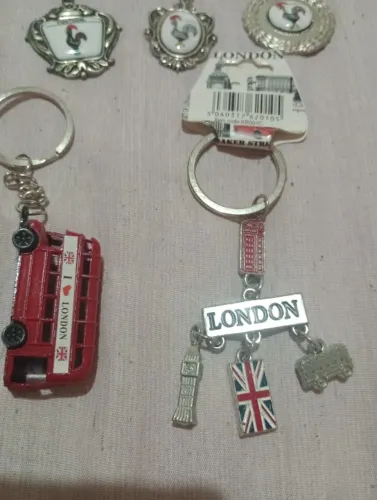 Coleção de Chaveiros Portugal e Londres