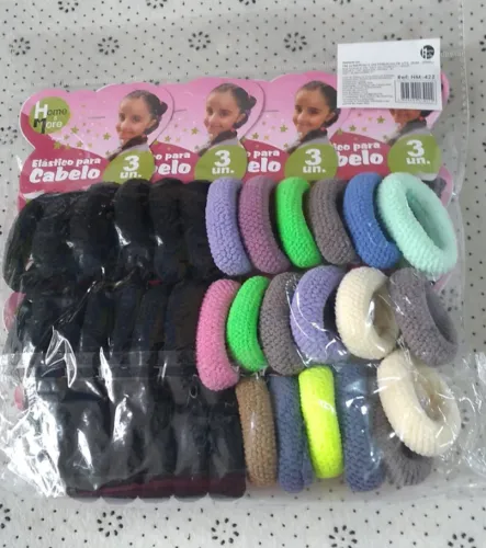 Elástico Para Cabelo Xuxinha Kit 36 Peças