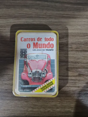 Jogo de trunfo Carros de todo o Mundo, original.
