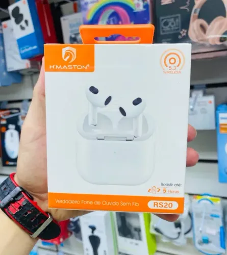 Fone Bluetooth 5h de bateria