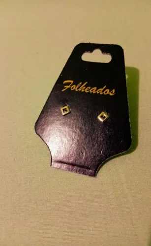 Brincos folheados a ouro (feminino)
