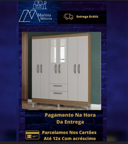 GRANDE PROMOÇÃO GUARDA ROUPA MULTI POQUEMA ENTREGA GRÁTIS 