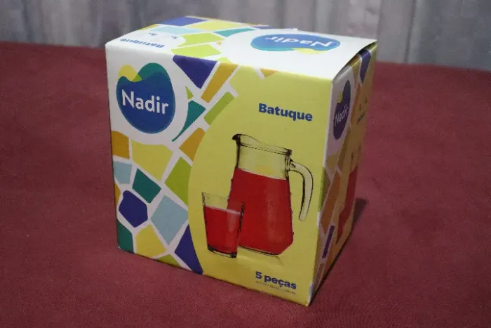 Conjunto de Jarra Nadir com 5 Peças - 4 Copos