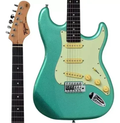 Guitarra Tagima TG-500 Metallic Surf Green MSG E/M