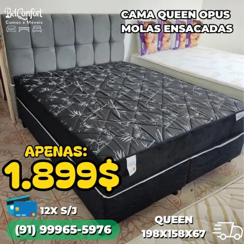 Cama Queen Opus Molas Ensacadas