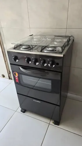 FOGÕES DISPONÍVEL, PINTADOS NA COR GRAFITE ESCURO