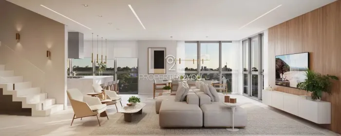 Cobertura Penthouse com 236m² - amplo terraço descoberto e 3 suítes no Hugo Lange - Curiti