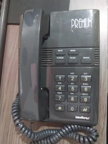 Telefones Fixos de Mesa Preto