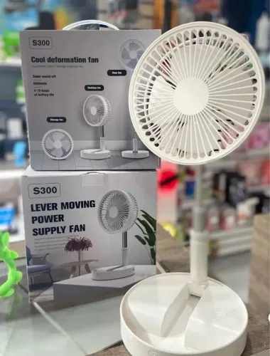 Ventilador Portátil e Retrátil de Mesa 180º