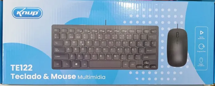 Teclado e  Mouse  Slim  Ultra Fino ! Desing..notebook  c/ tecla FN !! Excelente Promoção 