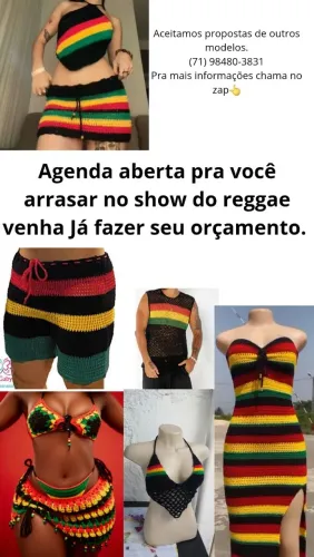 Roupas Reggae Personalizadas - Arrase no Show!