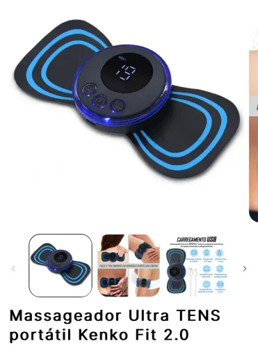 Mini massageador portátil.