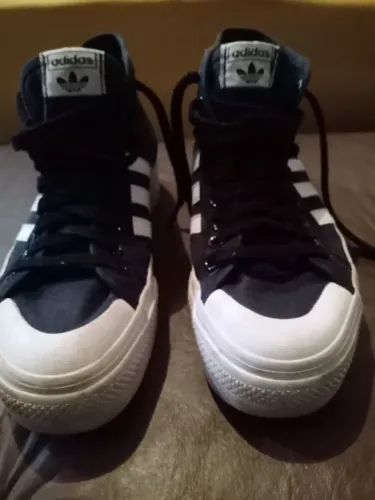 Tênis Adidas Nizza HI - Preto e Branco