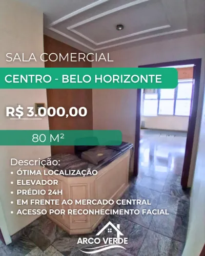 SALA COMERCIAL - CENTRO BELO HORIZONTE