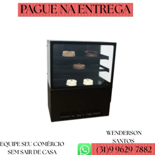 Vitrine Refrigerada New Black 1M Polar NBVR 220v Nova