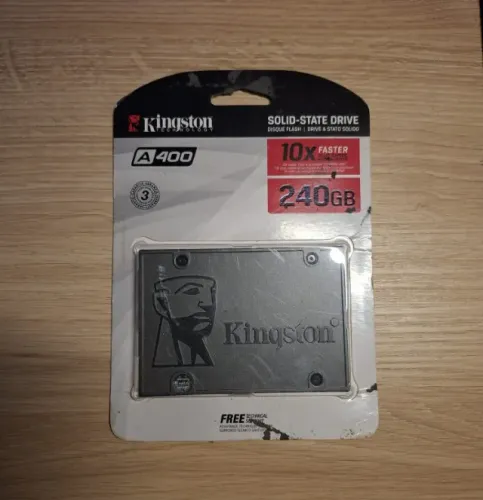 SSD A400 Kingston SA400S37/240G | Preto