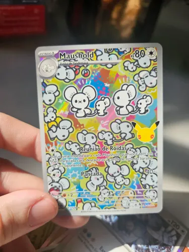 Carta pokemon rara coleção 30 anos