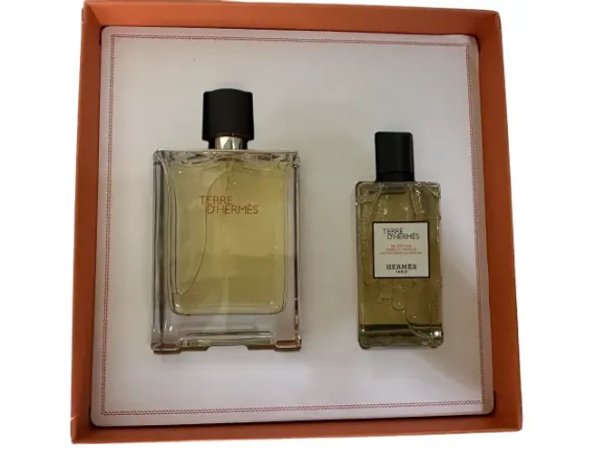 Perfume Masculino Kit Terre D'hermes Eau De Toilette 100ml + Gel 80ml Original + NF