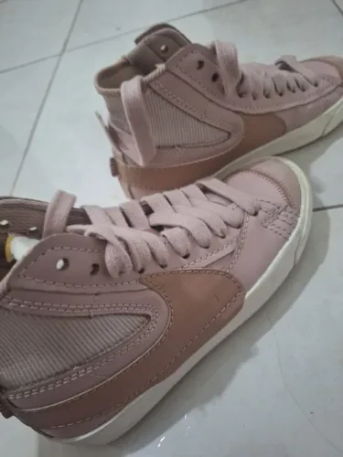 tênis nike wmns blazer médio 'pink oxford' - tamanho 37