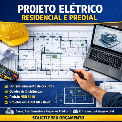 Projeto Elétrico Residencial e Predial