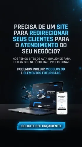 Criação de sites profissionais para atendimento 