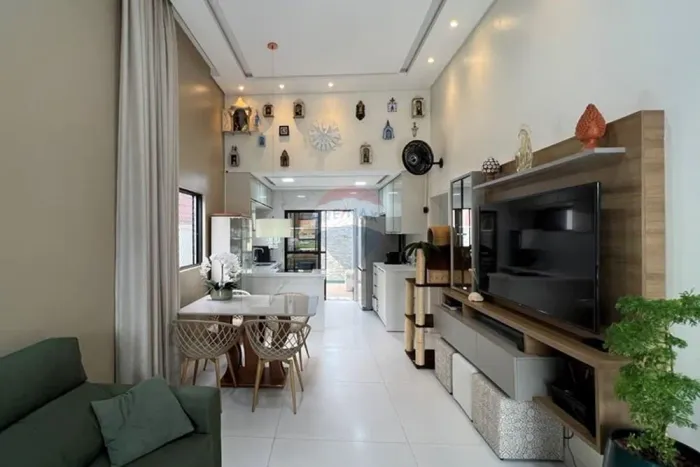 Casa Térrea à Venda no Condomínio Sunville, 3 quartos sendo 1 suíte 105m² em João Pessoa/P