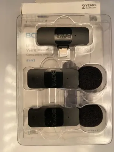 Boya By-v2 Compatível Com Iphone Com Conector Lightning (2,4 Ghz)