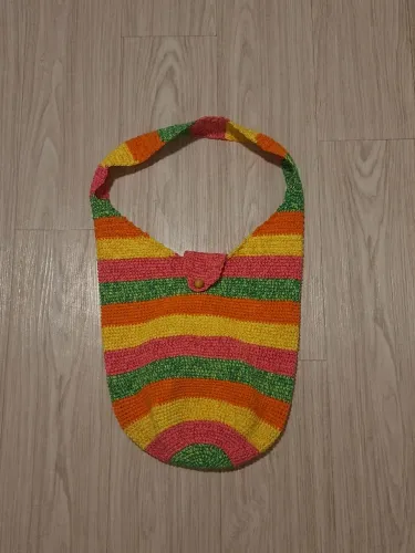 Bolsa de Crochê Colorida