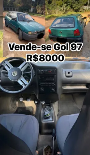 Volkswagen Gol Geração II 1.0 16V 70cv MI Gasolina Mec. (1000) 2P 1998