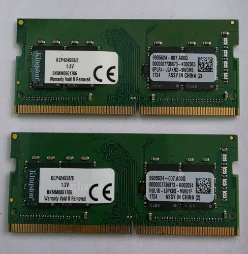 Kit 16GB Kingston DDR4 (2x8GB)