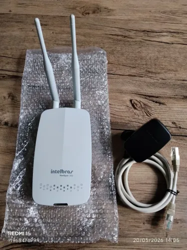 Roteador e repetidor wi-fi Intelbras hostpost 300