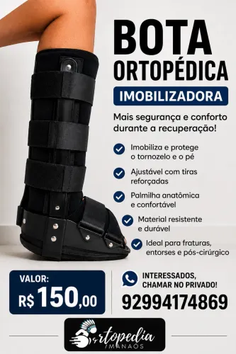BOTA ORTOPÉDICA IMOBILIZADORA