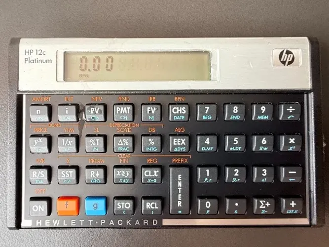 HP 12C PLATINUM - NOVA, ZERADA, NUNCA USADA !!!
