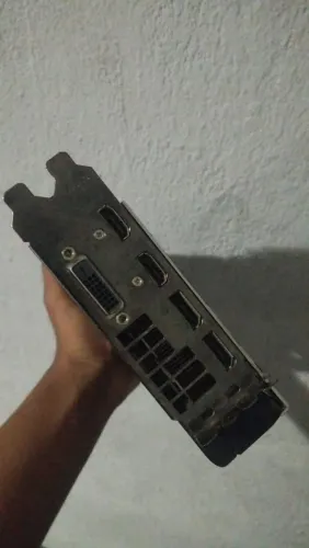 Kit placa de vídeo RX 580 Sapphire nitro pulse 8GB gdrr 5 e um gabinete com fan