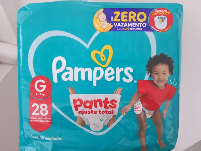Vendo fralda pampers pants g