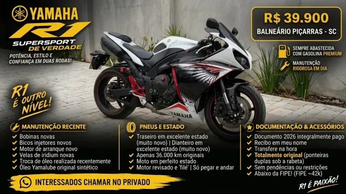 Yamaha YZF R-1 1000 2013